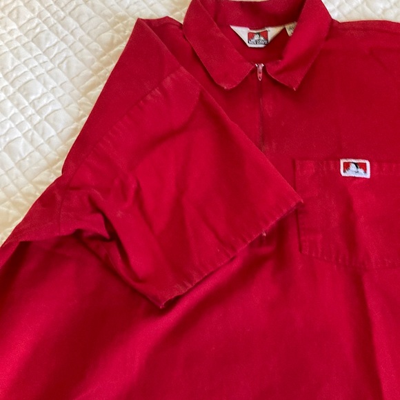 Ben Davis Classic Red Zip-Up Jacket - Picture 7 of 7